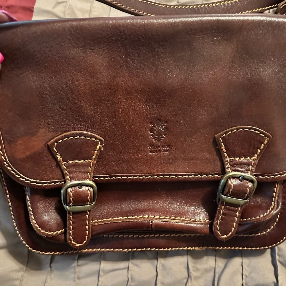 Italian Leather Crossbody Bag